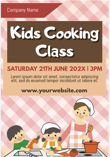 Cooking class for kids!